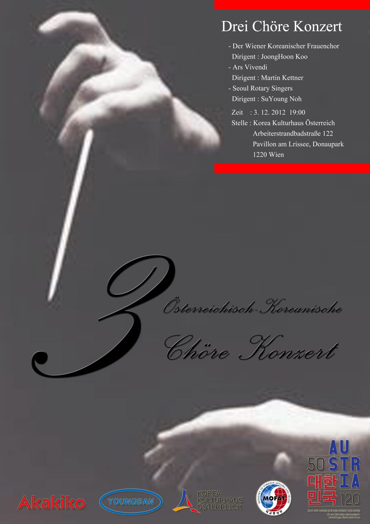 3 Chöre Konzert