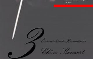 3 Chöre Konzert